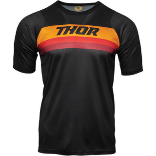 Thor MTB Assist Short Sleeve Jersey - Team Black/Orange