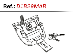 Shad Replacement Lock Mechanism System Suit SH29 Top Case