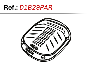 Shad Replacement Mount Plate Suit  SH29/34 Top Cases