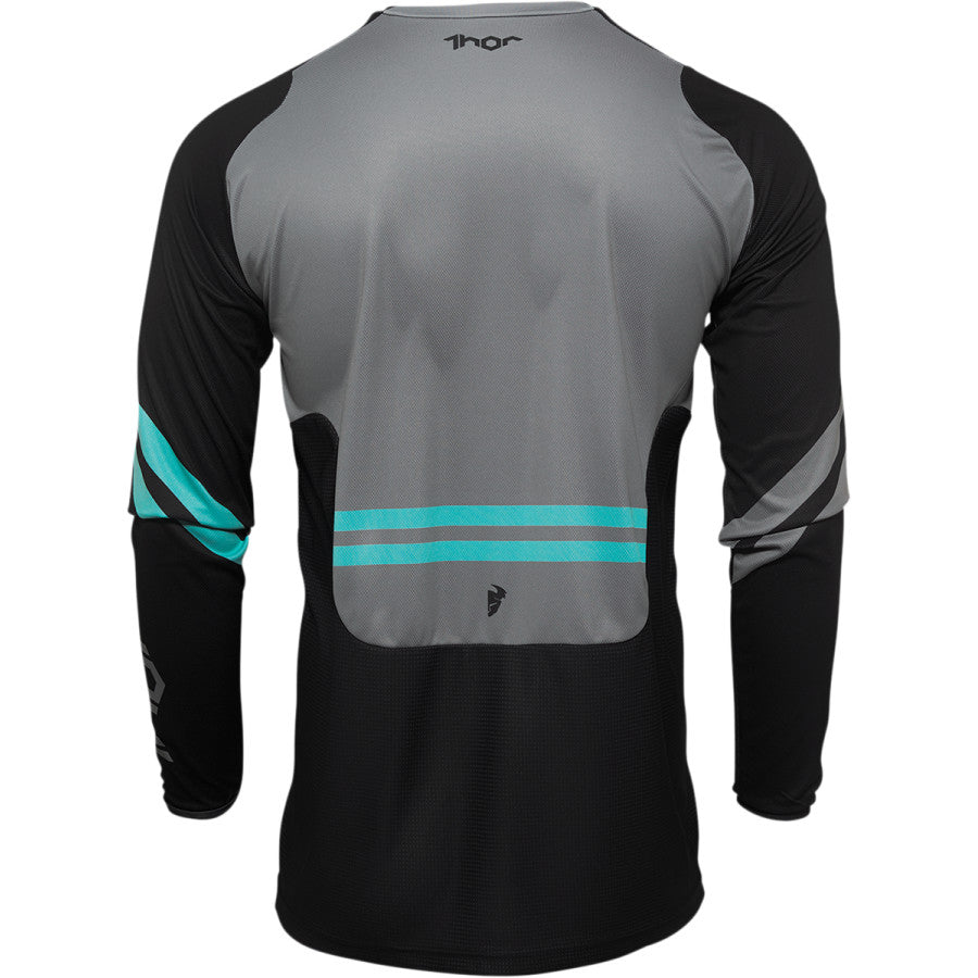 Thor Youth Pulse Cube Jersey - Black/Mint