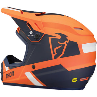 Thor Youth Sector MIPS Split Helmet - Orange/Navy