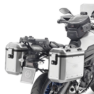 Givi MonoKey Trekker Dolomiti Panniers 36 Litre Motorcycle Side Cases - Silver