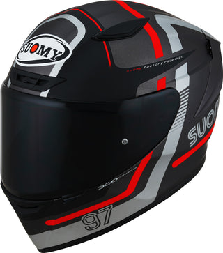 Suomy Track-1 Ninety Seven Helmet - Gunmetal Red