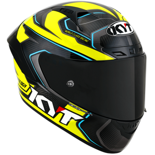 KYT NZ Race Competition Helmet - Yellow-Carbon