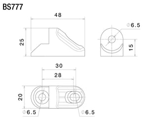 Rizoma Sport Mount Mirror Adapter Black for Triumph Daytona 675/675 R/Yamaha YZF-R1 11-14