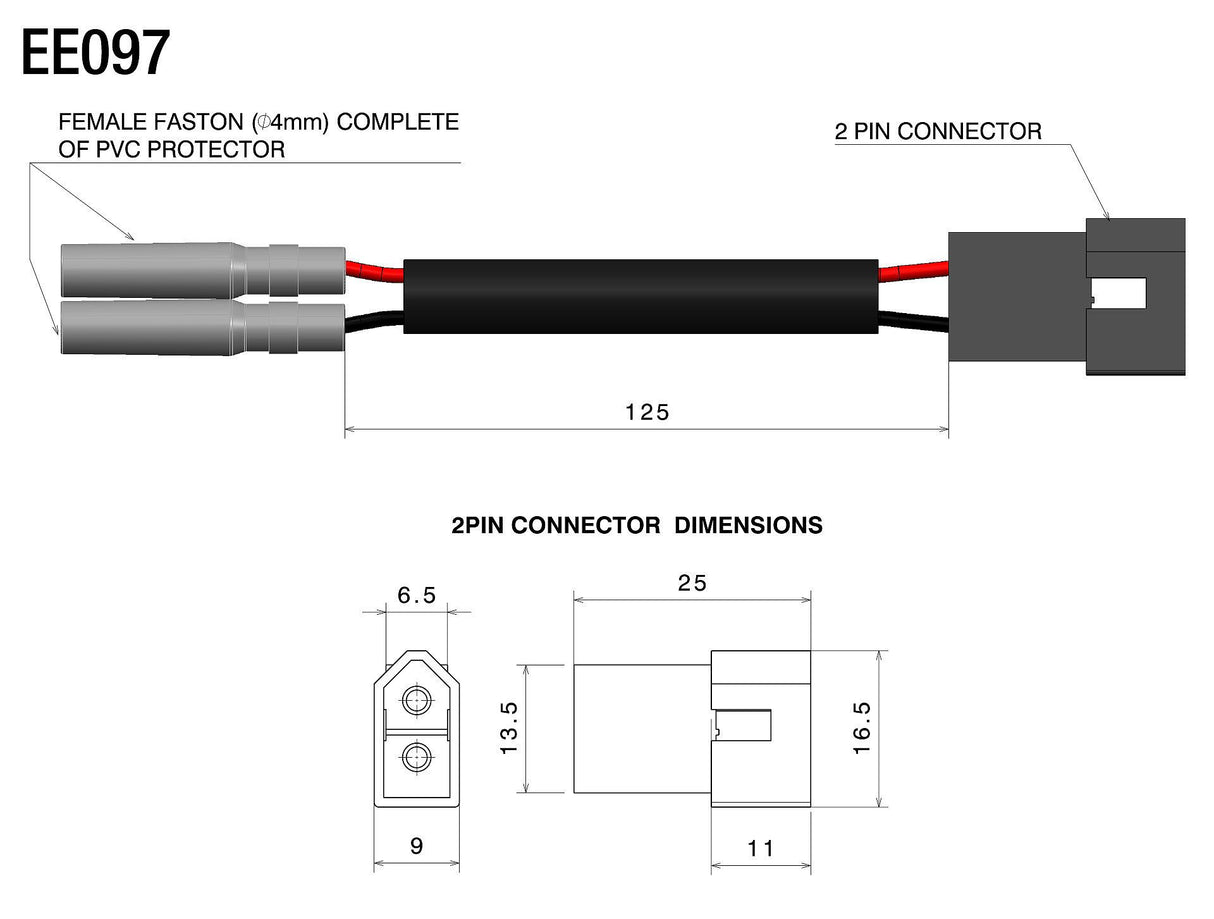 Rizoma Indicators Cable Kit EE097H