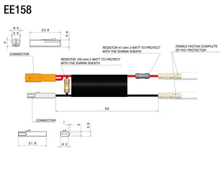 Rizoma Indicators Cable Kit EE158H