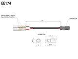Rizoma Indicators Cable Kit EE174H - Pair