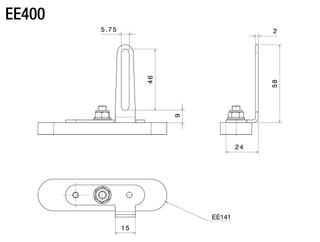 Rizoma Side Reflector Kit 2 Pcs. EE400H