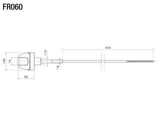 Rizoma Sguardo Indicator FR060B - Black