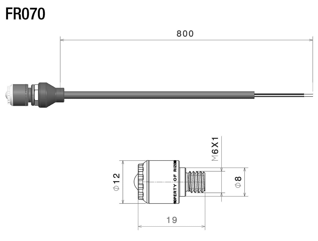 Rizoma Light Unit Indicator FR070BM - Black