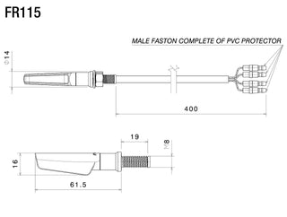 Rizoma Corsa S Indicator FR115A - Silver