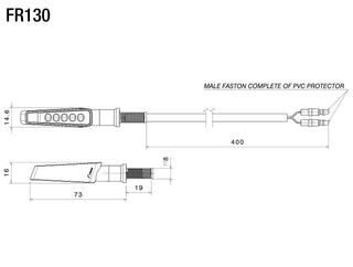 Rizoma VISION Indicator FR130A - Silver