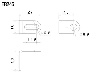 Rizoma Indicator Mounting Adapters For Rear Turn Signals FR245B