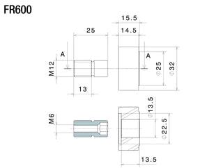 Rizoma Bar Mount Multifit Mounting Kit FR600B