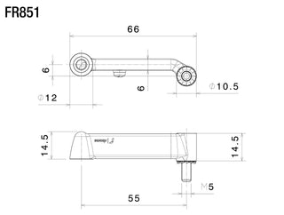 Rizoma Indicator Mounting Kit To Fit On Fairing The Light Unit Rizoma Turn Signals FR851B