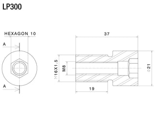 Rizoma Proguard System And End Mount Mirror Mounting Kit LP300B