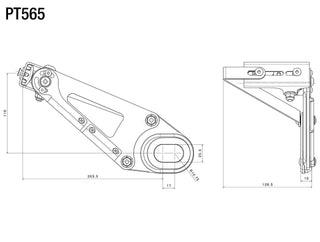 Rizoma License Plate Support PT565B - Black