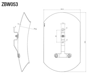 Rizoma Aluminum Rear Fender ZBW053A - Silver