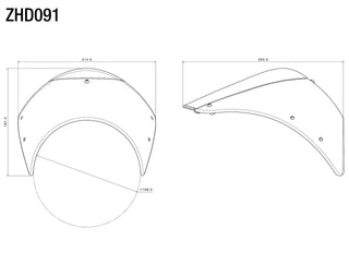 Rizoma Headlight Fairing (Aluminum) ZHD091BM