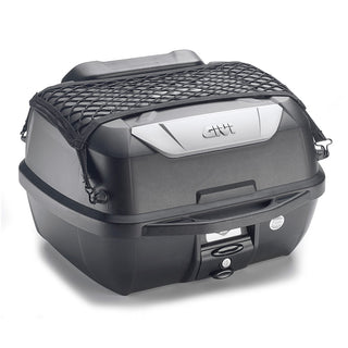 Givi 43L Monolock Topcase +Plate And Universal Kit + Backrest - Black