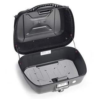 Givi 43L Monolock Topcase +Plate And Universal Kit + Backrest - Black