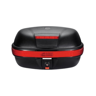 Givi E460 Monokey 460 Litre Motorcycle Top Case Black With Red Reflectors