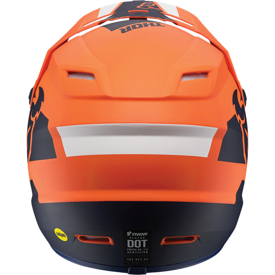 Thor Youth Sector MIPS Split Helmet - Orange/Navy