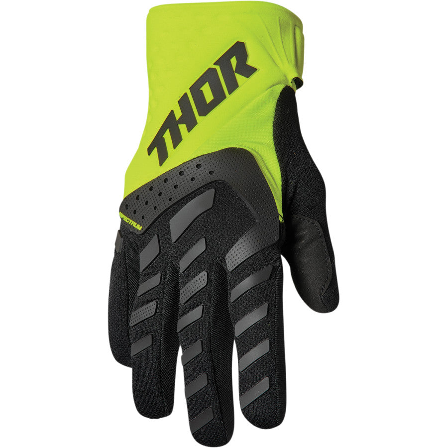 Thor Spectrum Gloves - Black/Acid
