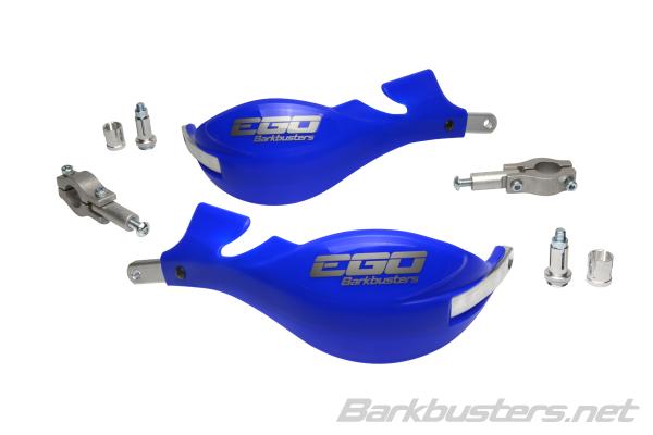 Barkbusters Ego Mini Handguard Straight 22mm - Blue