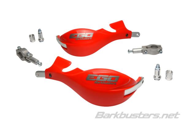 Barkbusters Ego Mini Handguard Straight 22mm - Red