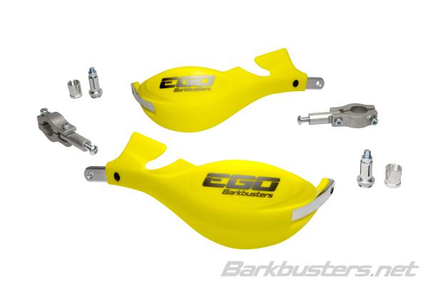Barkbusters Ego Mini Handguard Straight 22mm - Yellow