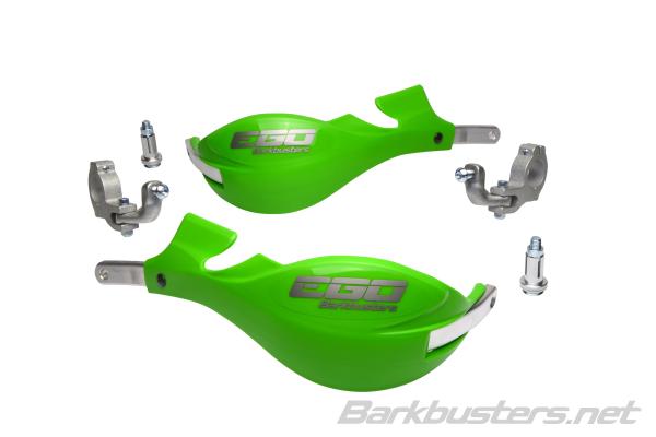Barkbusters Ego Handguard - Two Point Mount Tapered - Green