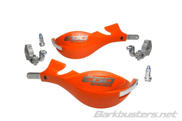 Barkbusters Ego Handguard - Two Point Mount Tapered - Orange New 2017