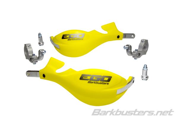 Barkbusters Ego Handguard - Two Point Mount Tapered - Yellow