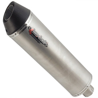 Lextek RP1 Matt Stainless Steel Oval Silencer 51mm