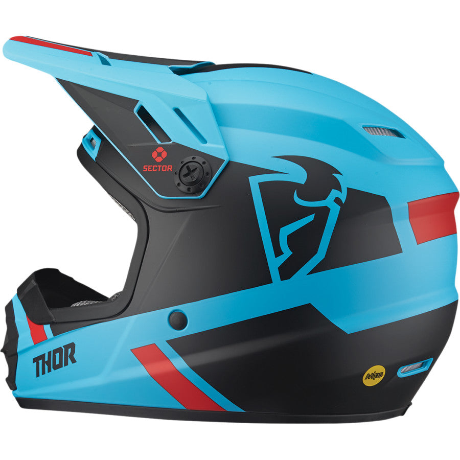 Thor Youth Sector MIPS Split Helmet - Blue/Black