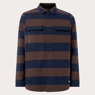 Oakley Casual Bear Cozy Flannel Blue/Brown Stripes