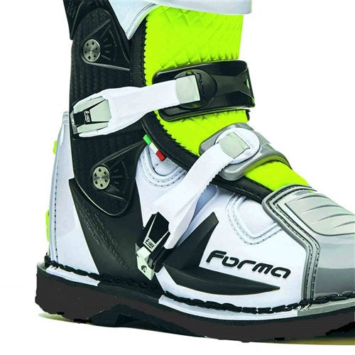Forma Predator 2.0 Enduro Motorcycle Boots - Grey/White/Neon/Flo/Yellow