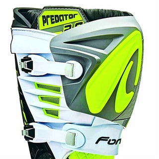 Forma Predator 2.0  Motorcycle Boots - Grey/White/Neon/Flo/Yellow