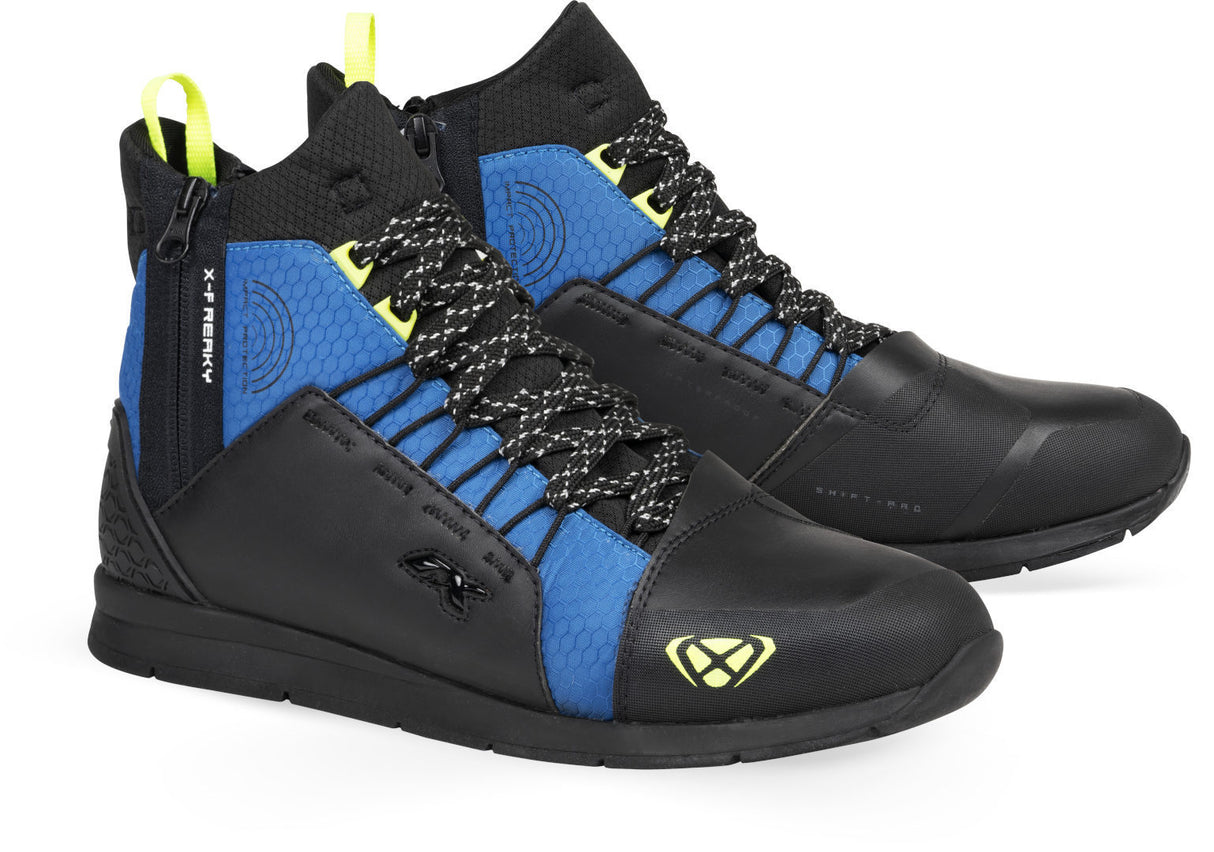 Ixon Freaky Waterproof Boots - Black/Blue/Yellow
