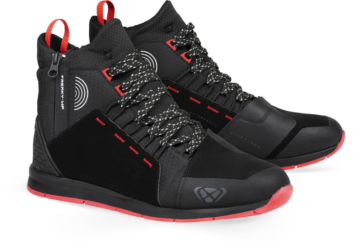 Ixon Freaky Waterproof Boots - Black/Red/White