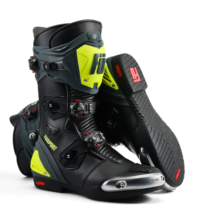 Fusport XR1 Boots - Black/Grey/High Vis Yellow