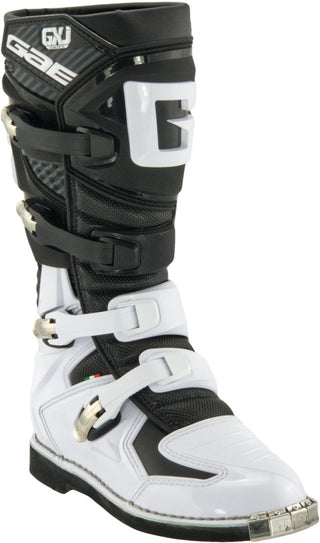 GAERNE GX-J Kids Motorcycle Boots - Black/White