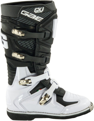 GAERNE GX-J Kids Motorcycle Boots - Black/White