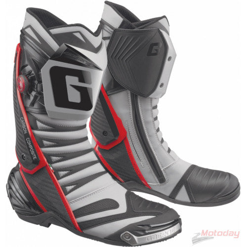Gaerne GP-1 Evo Motorcycle Boots - Nardo/Grey/Red