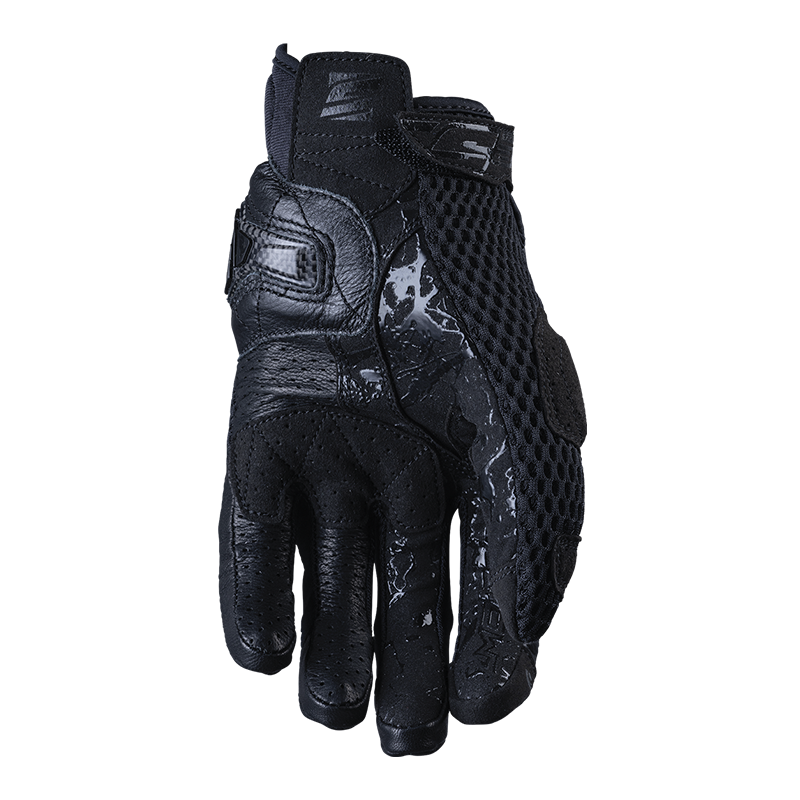 Five Stunt EVO Airflow Motorcycle Gloves - Black