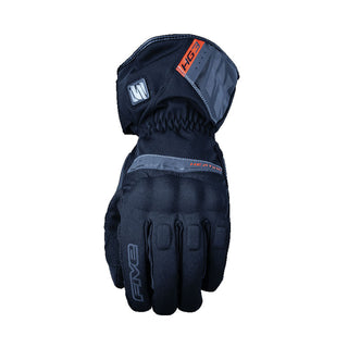 Five HG-3 Heated Waterproof Motorcycle Gloves - Black