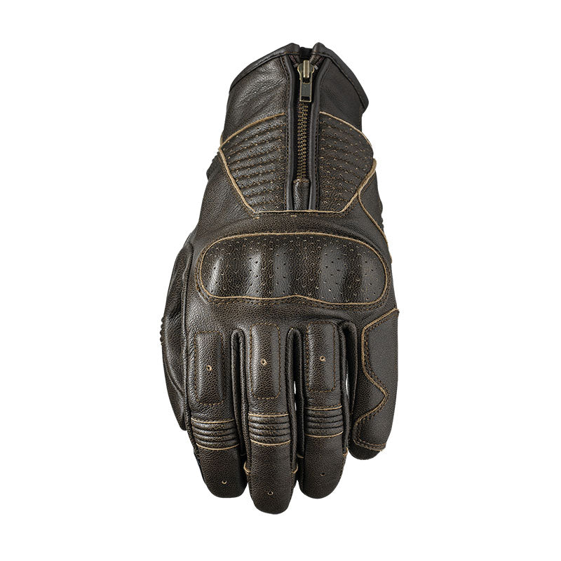 Five Kansas Motorcycle Gloves - Brown