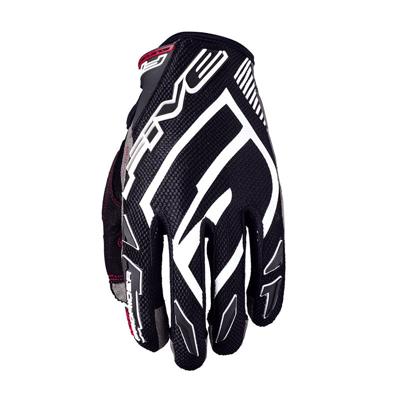 Five MXF Prorider-S Motorcycle Gloves - Black/White
